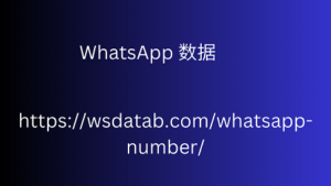 WhatsApp 数据